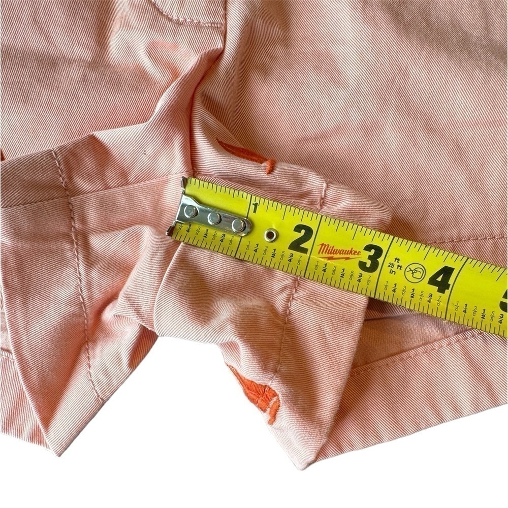 J. Crew Chino Shorts Broken In 100% Cotton Womens Size 4 Peach EUC - Picture 6 of 7